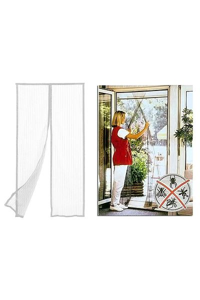 BOEM Mosquito or other insect screen curtain for the door, 120 x 200 cm, White