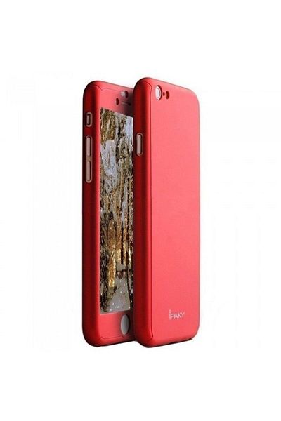 BOEM IPaky 360 Protective Case Red + iPhone 6/6s Foil