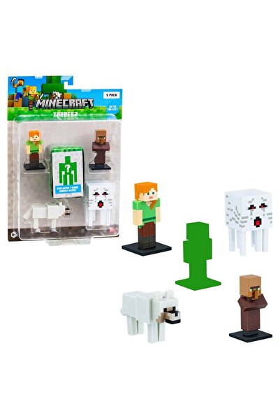 MINECRAFT Toppeez 5-Piece Figure Set - Alex'Li Set