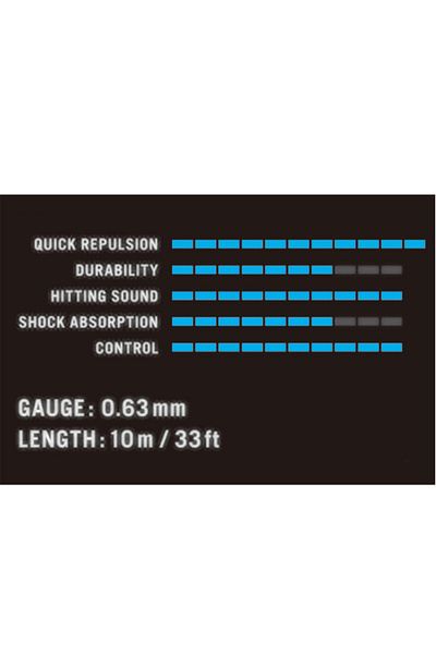 YONEX EXBOLT -63 YONEX QUICK REPULSION BADMINTON RACKET STRING (BLACK)