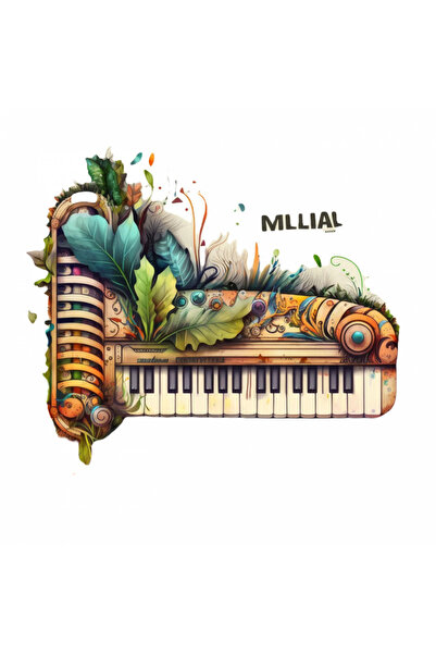 INOVATIX Set de 8 piese, autocolant pian cu frunze de stejar, INOVATIX®. 6 cm