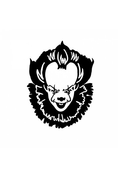 INOVATIX Set de 8 piese, autocolant Pennywise costumat, INOVATIX®. 6 cm