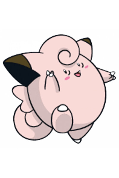 INOVATIX Set de 8 piese, autocolant Pokemon Clefairy, INOVATIX®. 6 cm