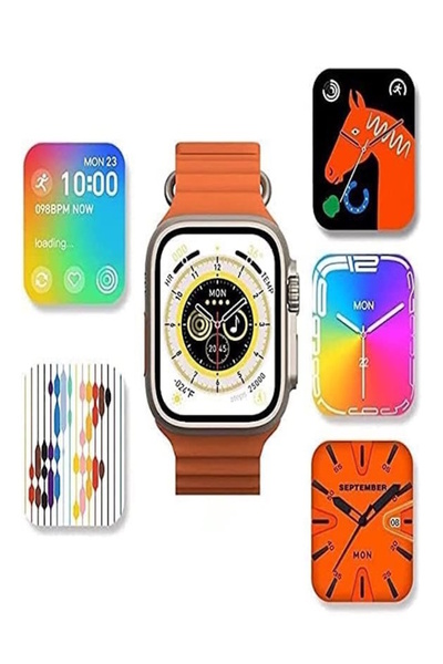 Genel Markalar ew08 Ultra Akıllı Saat Serisi 8 49mm NFC Vücut Sıcaklığı Monit...