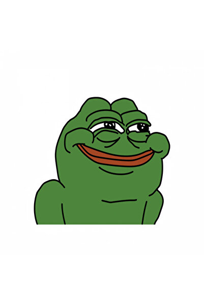 INOVATIX Set of 8, Happy Pepe the Frog Sticker, INOVATIX®. 6 cm