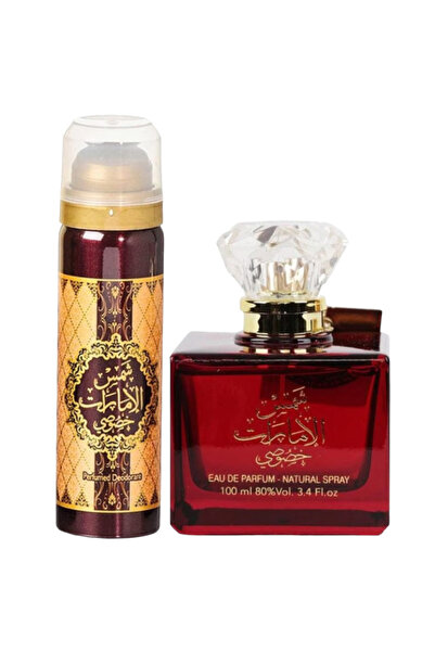 ARD AL ZAAFARAN Shams Al Emarat Khususi – unisex perfume set 100 ml + deo 50 ml