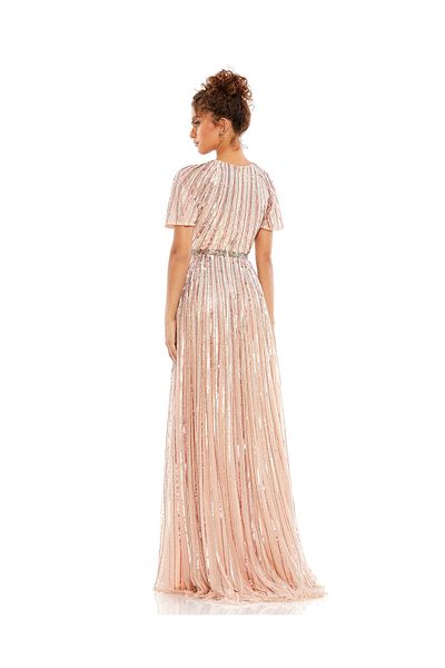 Mac Duggal 4913 – Sequined A-Line Gown