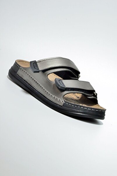 Serra Papuci de piele cu bandă dublă cu velcro Papuci ortopedici SS2025150