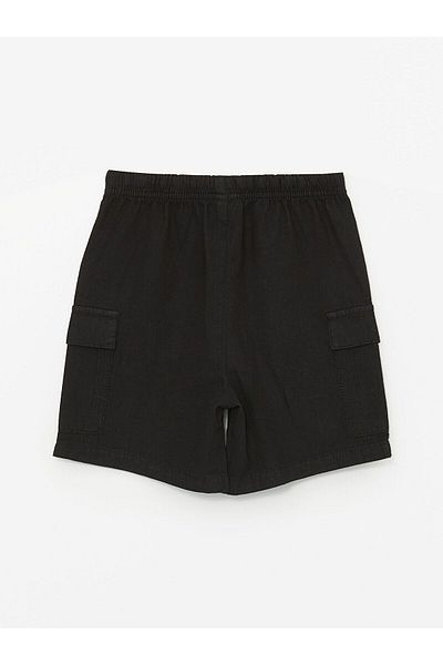 LC Waikiki Elastic Waist Girl's Cargo Jean Shorts