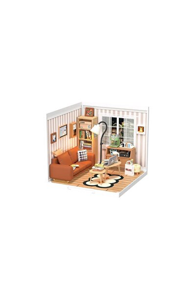 Rolife 3D Puzzle, DIY Mini House Cozy Living Room, plastic, Rolife, 114 pieces