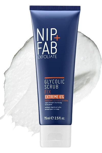 NIP+FAB مقشر الوجه نيب + فاب بحمض الجليكوليك لإصلاح البشرة مع حمض الساليسيليك والصبار وحمض ألفا هيدروكسي/بيتا هيدروكسي المقشر