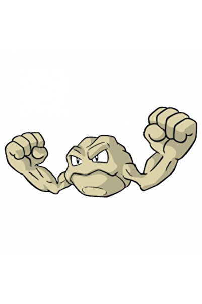 INOVATIX Set de 8 piese, autocolant Pokemon Geodude, INOVATIX®. 6 cm