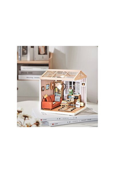 Rolife 3D Puzzle, DIY Mini House Cozy Living Room, plastic, Rolife, 114 pieces