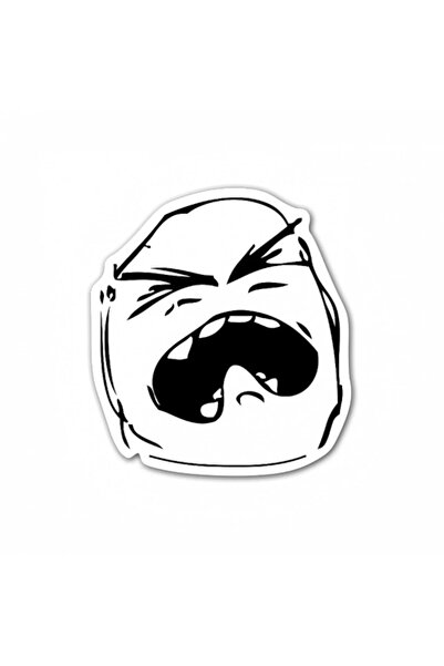 INOVATIX Set de 8 stickere Troll Meme, INOVATIX®. 6 cm