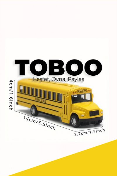 shop Yellow School Bus 14 cm Model Car – Metal Body & Plastic Detailed Collection Vehicle