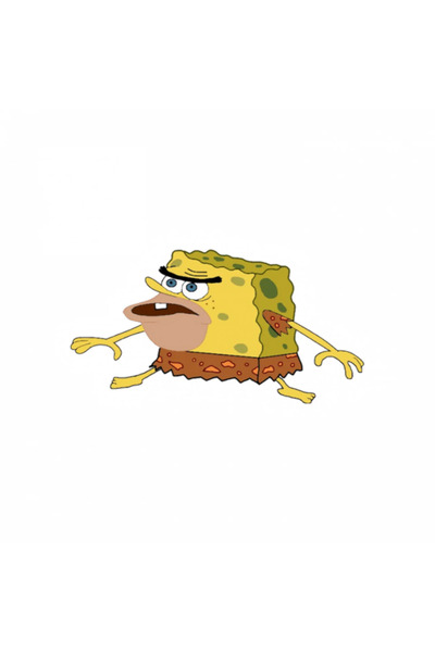 INOVATIX Σετ 8 τεμαχίων, Αυτοκόλλητο Meme SpongeGar, INOVATIX®. 6 εκ.