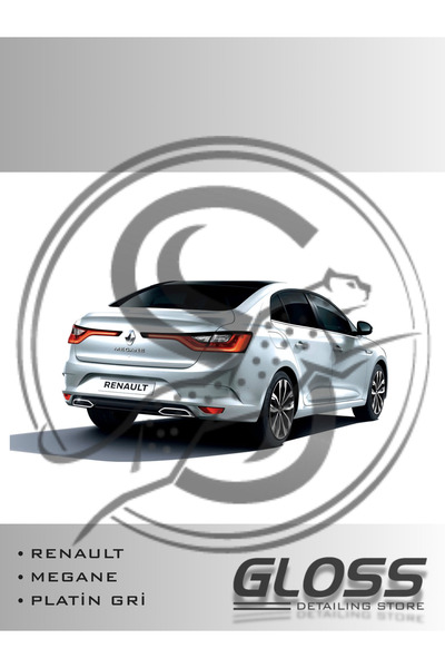 Gloss Detailing Renault Megane Platin Gri D69 - Profesyonel Çizik Ve Taş izi ...