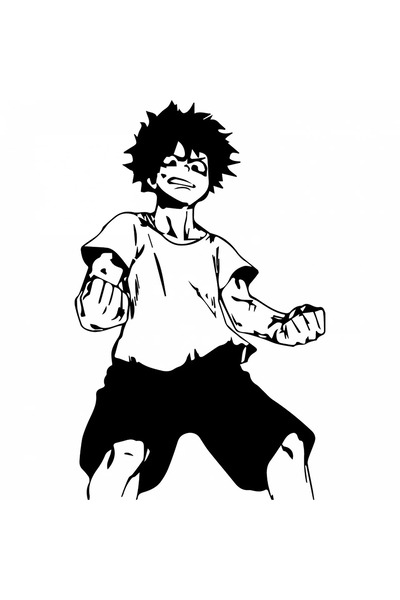 INOVATIX Set de 8 piese, autocolant anime My Hero Academia Izuku Midoriya, IN...