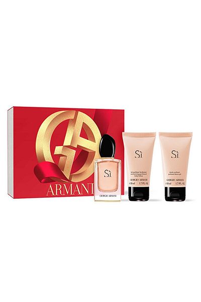 Giorgio Armani Armani Si Gift Set, Women, Eau de Parfum, 50 ml + Body Lotion 50 ml + Shower Gel, 50 ml