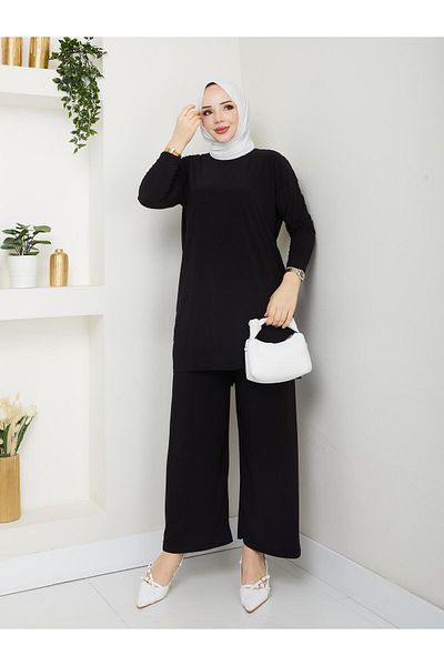 MODAMÜNASİP Our Wonderful New Season Fulya Pants Suit with Cross Detail on the Back