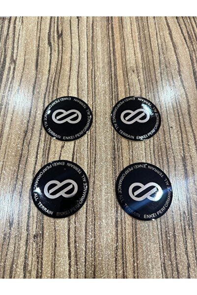 OEM ENKEİ Logolu Jant Göbeği Arması Sticker 56 Mm 4 Adet