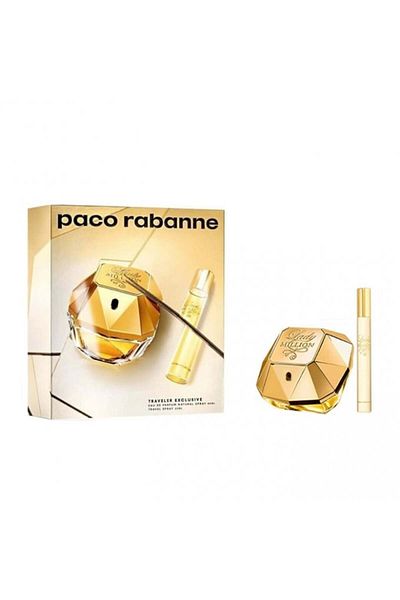 Paco Rabanne Lady Million Gift Set, Eau De Parfum, 80 ml Eau De Parfum 100 ml Body Lotion