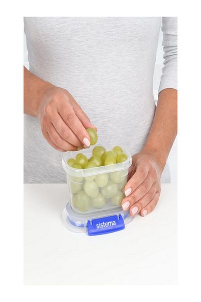 Sistema 3-Piece Leak-Proof Rectangular Klip It Plus Food Storage Container