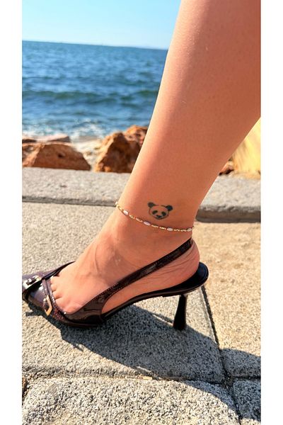 Moonjy Steel Gold "Vanilla Sky" Anklet
