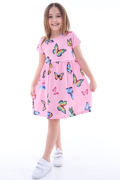 Fox Moda Printed Girl's Lycra 3-Piece Dress