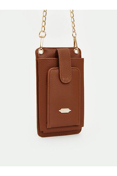 LC Waikiki New Season Chain Strap Leather Look Women's Wallet - S5Qq39Z8