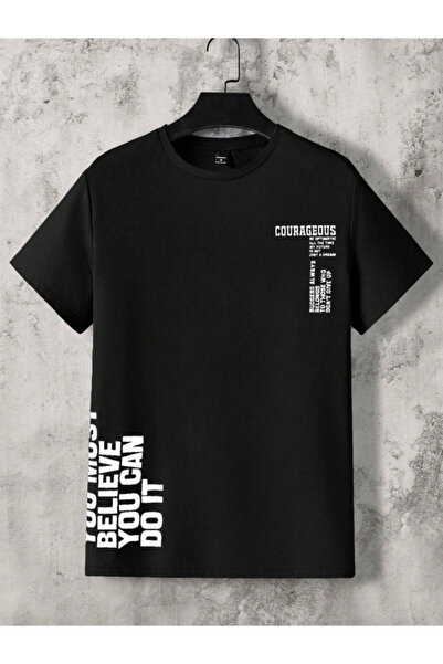 COHERENT Unisex Ανδρικά/Γυναικεία Belıeve Προσαρμοσμένα εμπριμέ βαμβακερά μπλ...