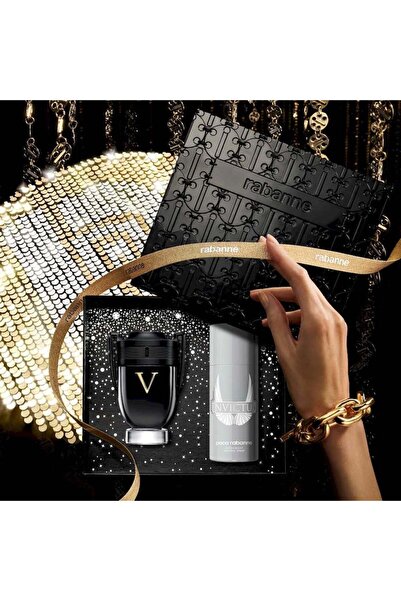 Paco Rabanne Invictus Victory Gift Set, Men, Eau de Parfum, 100 ml + Deodorant Spray, 150 ml
