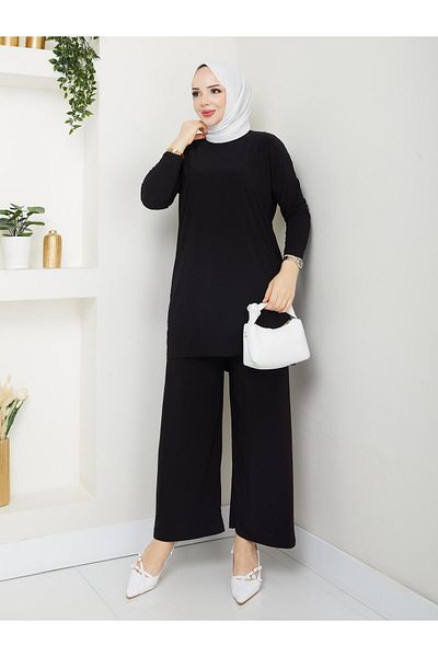 MODAMÜNASİP Our Wonderful New Season Fulya Pants Suit with Cross Detail on the Back