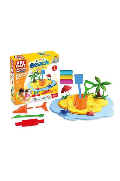 merland benvecocuk 03577 Beach Set Play Dough 150 Gr.