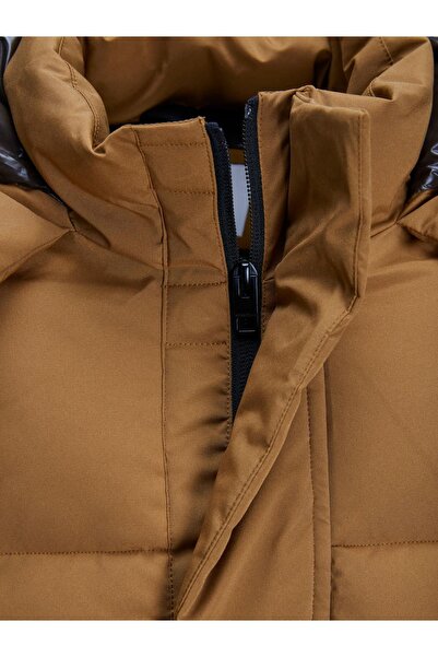 Jack & Jones Jjweb Puffer Men's Brown Coat - 12212230