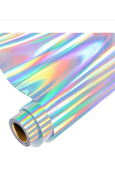 KRCDİJİTAL Hologram Gökkuşağı Rainbow Aksesuar Kaplama Folyosu ( 20cmx152cm )