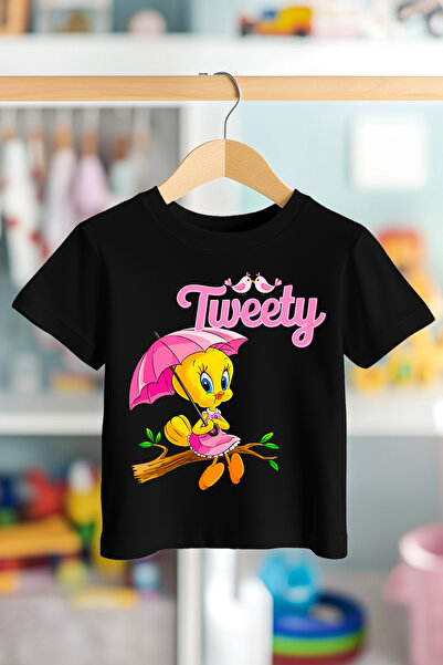 BookOrBook Παιδικό μπλουζάκι Tweety on Tree Branch 100% βαμβακερό Premium Qua...