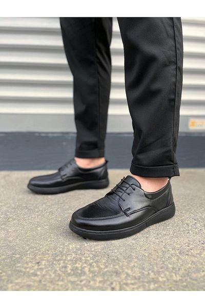 TB Terzi Bey Tb0510 Clasica Lace-Up Skin Men's Casual Classic Shoes Cst - Black