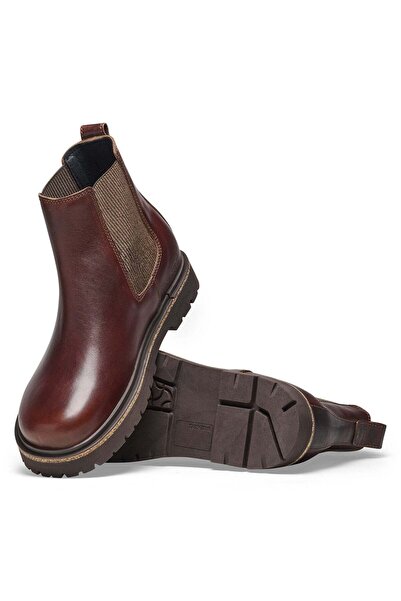 Birkenstock Γυναικεία Highwood Slip On Δερμάτινα Σοκολάτα 1025763, Γυναικεία