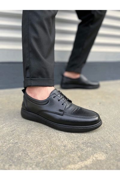 TB Terzi Bey Tb0510 Clasica Lace-Up Skin Men's Casual Classic Shoes Cst - Black