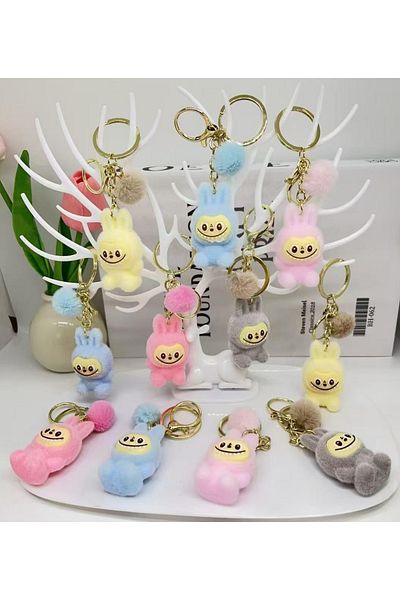 Laa La Babe labubu latest keychain 18 dh, 1 pcs