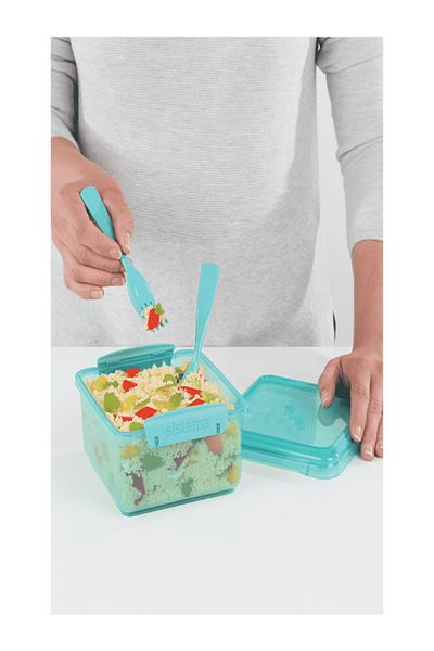 Sistema Freezer Safe BPA-Free Plastic Lunch Box