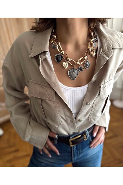 SU PERİSİ TAKI BİJUTERİ العلامة التجارية نموذج قلادة القلب