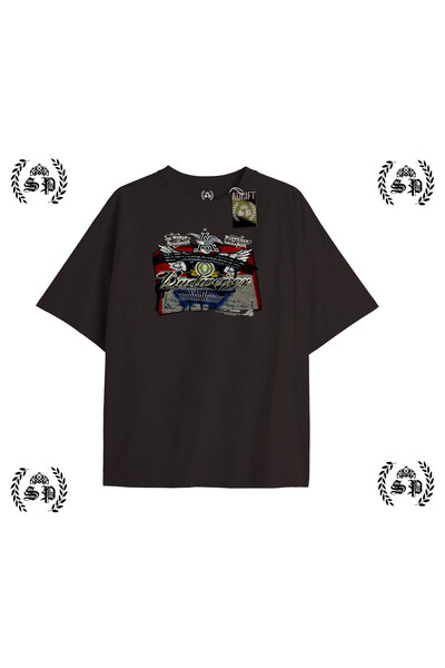 StartMore Y2K Vintage Printed Black T-Shirt