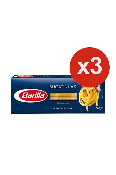 Barilla Paste Bucatini No9, 500 G X3buc
