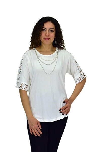 Caftan Γυναικεία κοντομάνικη εμπριμέ μπλούζα BGL-ST04708