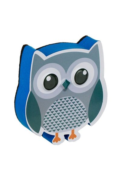 SyaMAG Whiteboard Sponge, Owl Model, Dimensions 8.5x2.5x9.5cm, Multicolor
