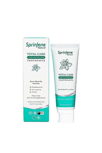 SprinJene معجون اسنان بحبة البركة السوداء و الزنك للحماية من التسوس من سبرينجين- 142 جم