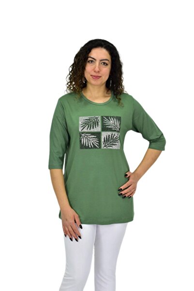 Caftan Bluză de damă cu mânecă scurtă Stone BGL-ST04710