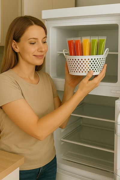 Dekals 40 Lı Buzella Poşeti Kilitli Dondurma Poşeti Ev Yapımı Atıştırmalık Poşeti Bpa Içermez